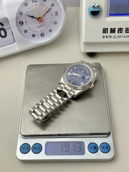 Rolex Day Date 40mm Mens Watch CAL 2836/3255 Movement Automatic Mechanical Stainless Steel Watches KF Factory - Image 9