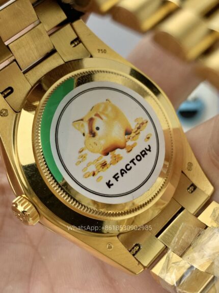 Rolex Day Date 40mm Mens Watch CAL 2836/3255 Movement Automatic Mechanical Stainless Steel Watches KF Factory - Image 6