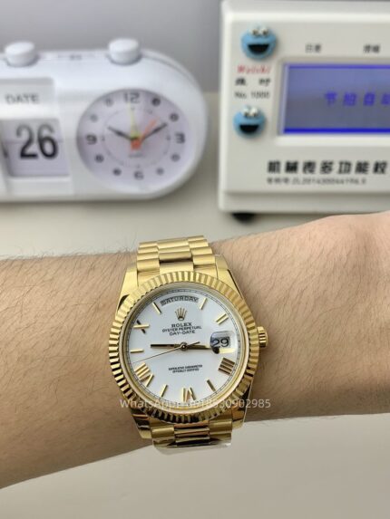 Rolex Day Date 40mm Mens Watch CAL 2836/3255 Movement Automatic Mechanical Stainless Steel Watches KF Factory - Image 3