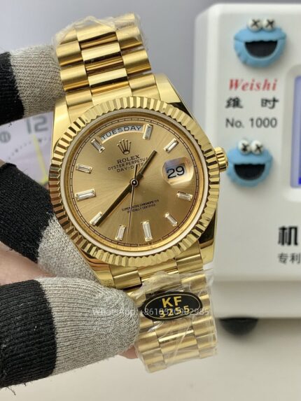 Rolex Day Date 40mm Mens Watch CAL 2836/3255 Movement Automatic Mechanical Stainless Steel Watches KF Factory - Image 2