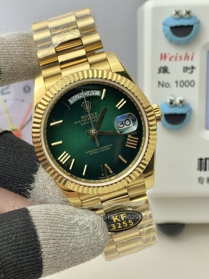 Rolex Day Date 40mm Mens Watch CAL 2836/3255 Movement Automatic Mechanical Stainless Steel Watches KF Factory - Image 2