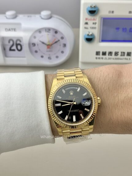 Rolex Day Date 40mm Mens Watch CAL 2836/3255 Movement Automatic Mechanical Stainless Steel Watches KF Factory - Image 3