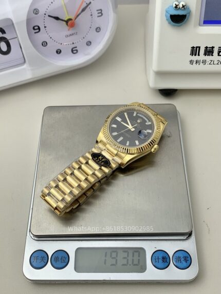 Rolex Day Date 40mm Mens Watch CAL 2836/3255 Movement Automatic Mechanical Stainless Steel Watches KF Factory - Image 9