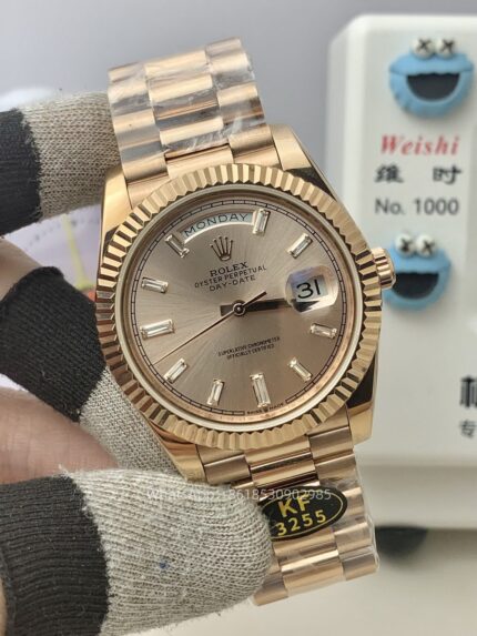 Rolex Day Date 40mm Mens Watch CAL 2836/3255 Movement Automatic Mechanical Stainless Steel Watches KF Factory - Image 2