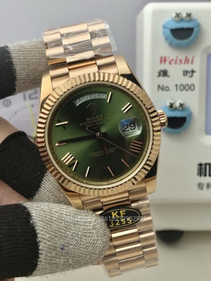 Rolex Day Date 40mm Mens Watch CAL 2836/3255 Movement Automatic Mechanical Stainless Steel Watches KF Factory - Image 2