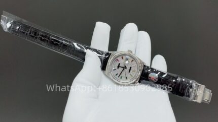 Rolex Day Date 36mm Unisex Watch CAL 2824/3255 Movement Lether Strap Automatic Mechanical Stainless Steel Watches 8+ Factory - Image 2