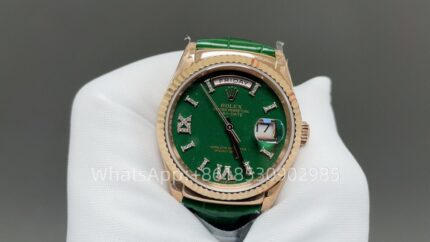 Rolex Day Date 36mm Unisex Watch CAL 2824/3255 Movement Lether Strap Automatic Mechanical Stainless Steel Watches 8+ Factory - Image 3