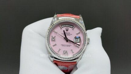 Rolex Day Date 36mm Unisex Watch CAL 2824/3255 Movement Lether Strap Automatic Mechanical Stainless Steel Watches 8+ Factory - Image 3