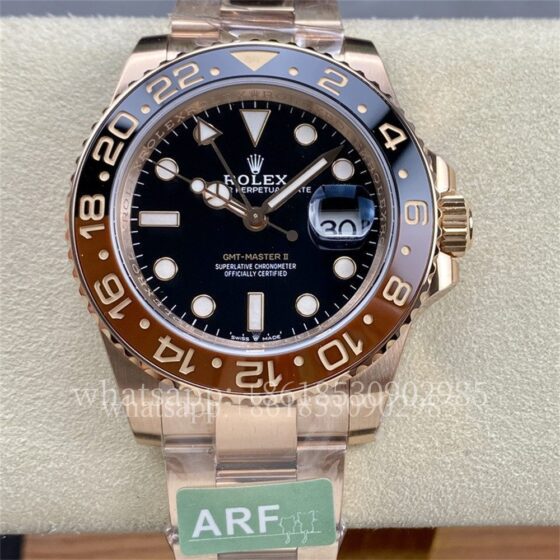 Rolex GMT-II Mens Watch m126715chnr 40mm CAL.3285 Movement Automatic Mechanical Stainless Steel Watches ARF Factory