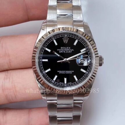 Rolex DATEJUST Unisex Watch 36mm CAL.2813 2836 3235 Movement Automatic Mechanical Stainless Steel Watches BP Factory