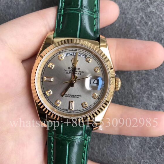 Rolex Daydate Mens Watch 36mm CAL.2813 Movement Automatic Mechanical Stainless Steel Watches