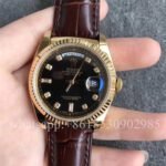 Rolex Daydate Mens Watch 36mm CAL.2813 Movement Automatic Mechanical Stainless Steel Watches