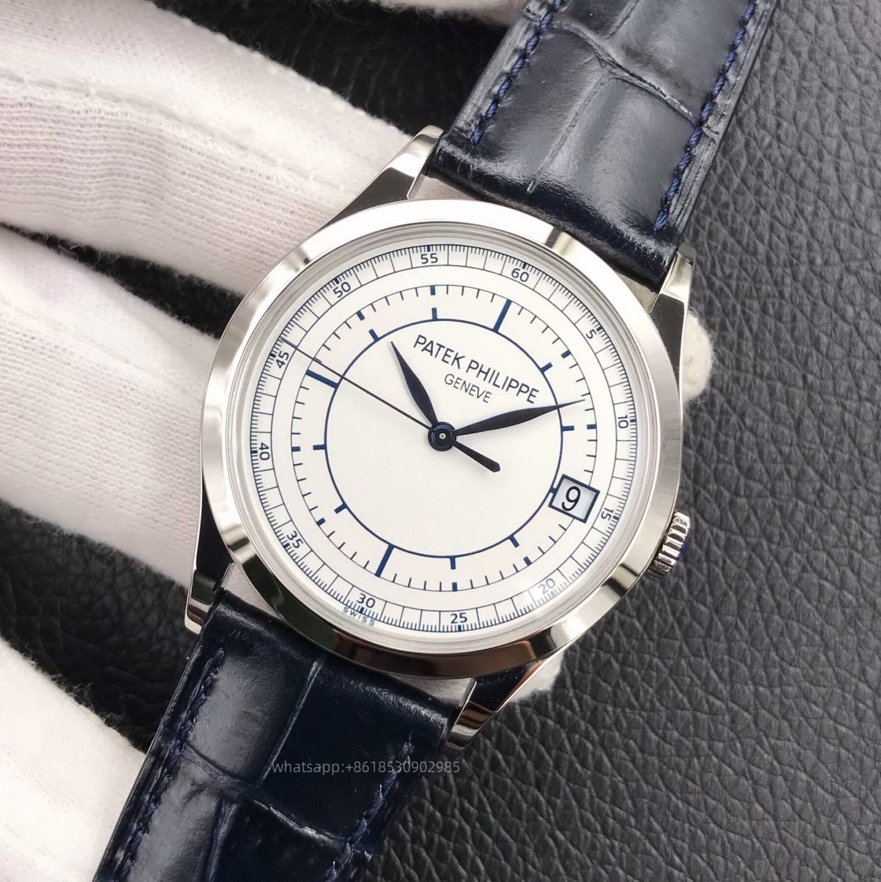 Patek Philippe Calatrava Mens Watch 38mm CAL.324SC Movement Automatic Mechanical Stainless Steel Watches ZF Factory - Image 3