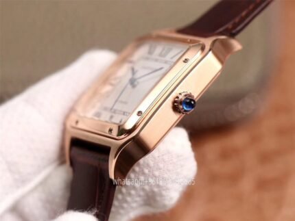 Cartier Santos De Cartier Mens Watch 52x40mm 46x35mm CAL.9015 Movement Automatic Mechanical Stainless Steel Watches TW Factory - Image 6