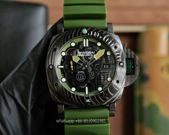Panerai Submersible Mens Watch 47mm CAL.2555 Mechanical Movement Stainless Steel Watches V7 Factory