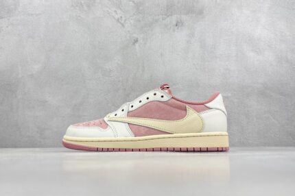 Fragment x Travis Scott x Nike Air Jordan 1 Low Sneakers Casual Men Women Sport Skateboard Shoes