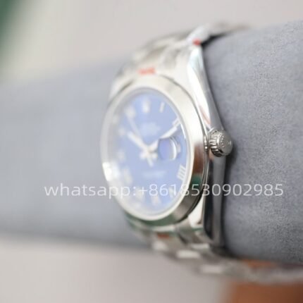 Rolex Datejust Blue Roman Dial Mens Watch 41mm Shanghai Movement Automatic Mechanical Stainless Steel Watches - Image 3
