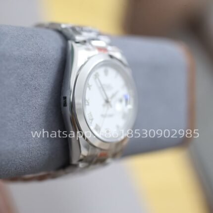 Rolex Datejust White Dial Mens Watch 41mm Shanghai Movement Automatic Mechanical Stainless Steel Watches - Image 4