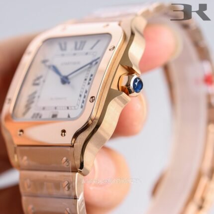 Cartier Santos De Cartier Mens Watch 40mm Cal.MIYOTA9015 Movement Automatic Mechanical Stainless Steel Watches 3K Factory - Image 6