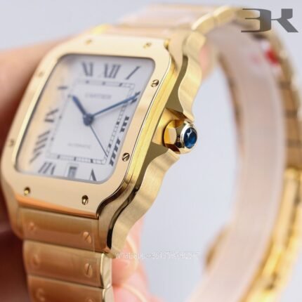 Cartier Santos De Cartier Mens Watch 40mm Cal.MIYOTA9015 Movement Automatic Mechanical Stainless Steel Watches 3K Factory - Image 7