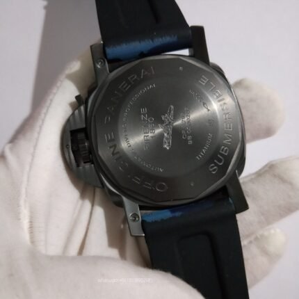 Panerai Submersible Mens Watch 47mm Automatic Mechanical Movement Stainless Steel Watches - Image 7