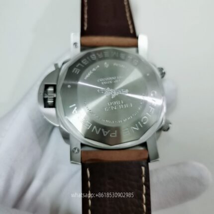 Panerai Submersible Mens Watch 47mm Automatic Mechanical Movement Stainless Steel Watches - Image 7