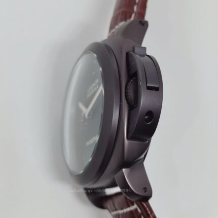 Panerai Luminor Mens Watch 44mm Cal.9001 Automatic Mechanical Movement Stainless Steel Watches - Image 5