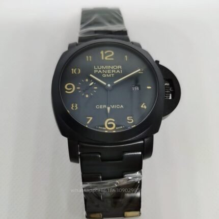 Panerai Luminor Mens Watch 44mm Automatic Mechanical Movement Stainless Steel Watches - Image 3