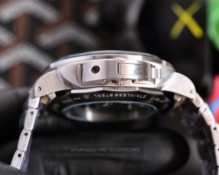 Panerai Luminor Mens Watch 44mm Automatic Mechanical Movement Stainless Steel Watches - Image 7