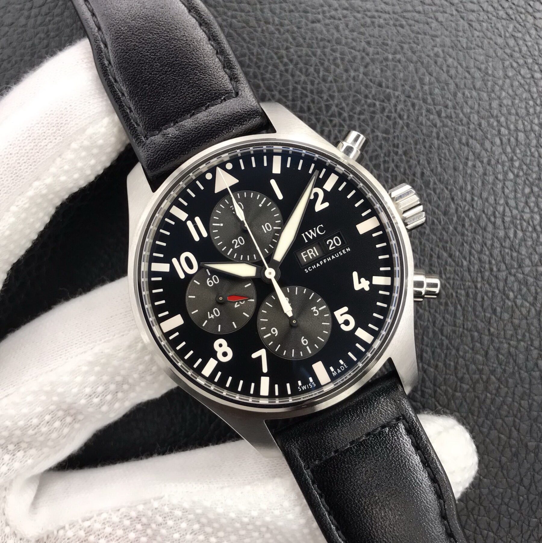 IWC Pilots Mens Watch 43mm CAL.7750 Automatic Mechanical Movement Stainless Steel Watches ZF Factory - Image 4