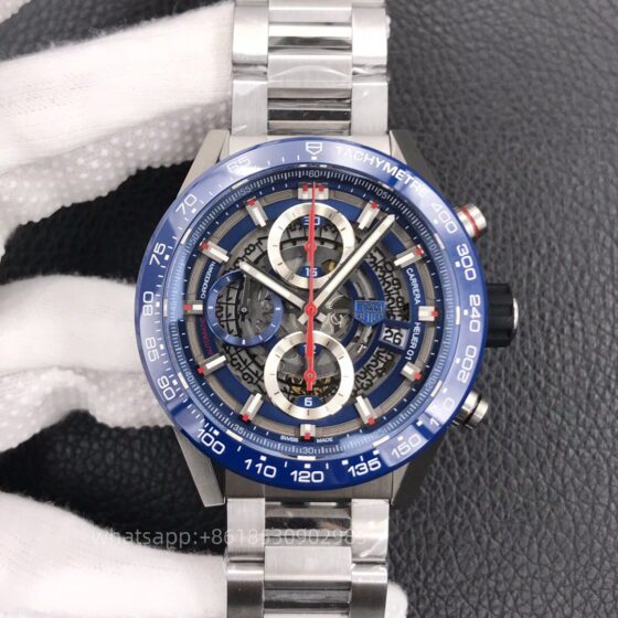 Tag Heuer Carrera Mens Watch 43mm CAL.2824 Automatic Mechanical Movement Stainless Steel Watches XF Factory