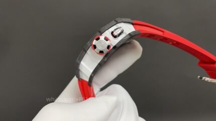 Richard Mille Mens Watch 50x43mm Automatic Mechanical Movement Stainless Steel Watches - Image 5