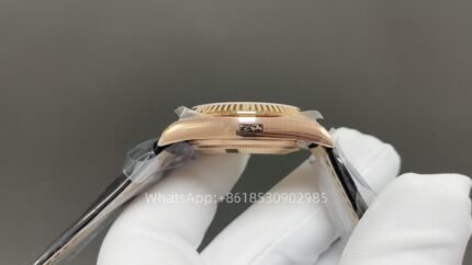 Rolex Day Date 36mm Unisex Watch CAL 2824/3255 Movement Lether Strap Automatic Mechanical Stainless Steel Watches 8+ Factory - Image 5