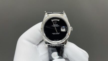 Rolex Day Date 36mm Unisex Watch CAL 2836/3255 Movement Lether Strap Automatic Mechanical Stainless Steel Watches 8+ Factory