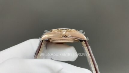 Rolex Day Date 36mm Unisex Watch CAL 2824/3255 Movement Lether Strap Automatic Mechanical Stainless Steel Watches 8+ Factory - Image 4